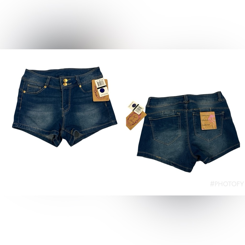 Stylish Blue Kids Denim Shorts
